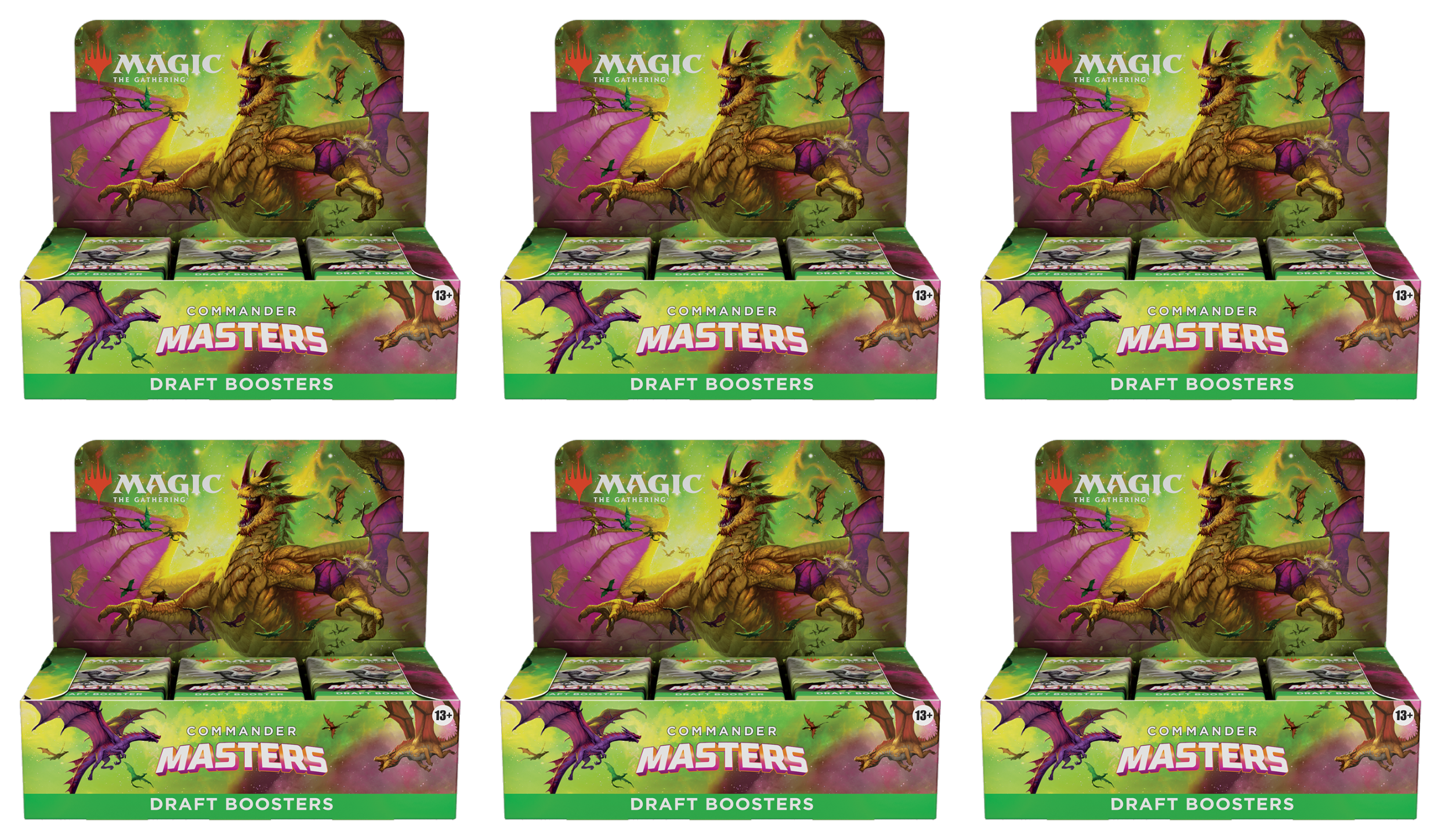Commander Masters - Draft Booster Case | Galaxy Games LLC
