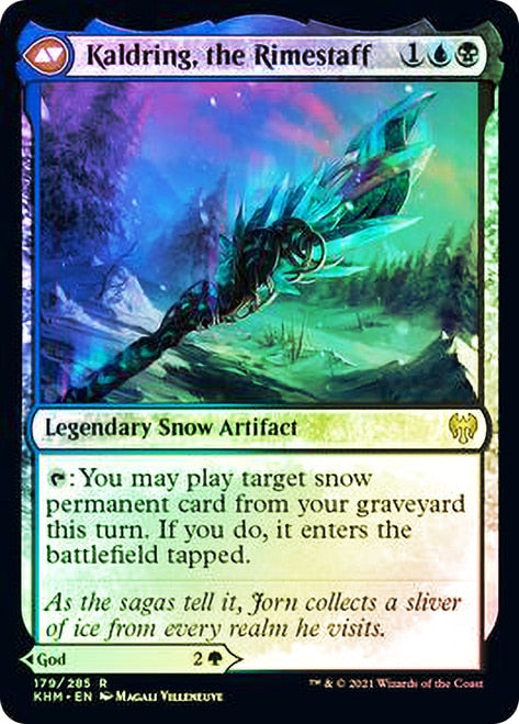 Jorn, God of Winter // Kaldring, the Rimestaff [Kaldheim Prerelease Promos] | Galaxy Games LLC