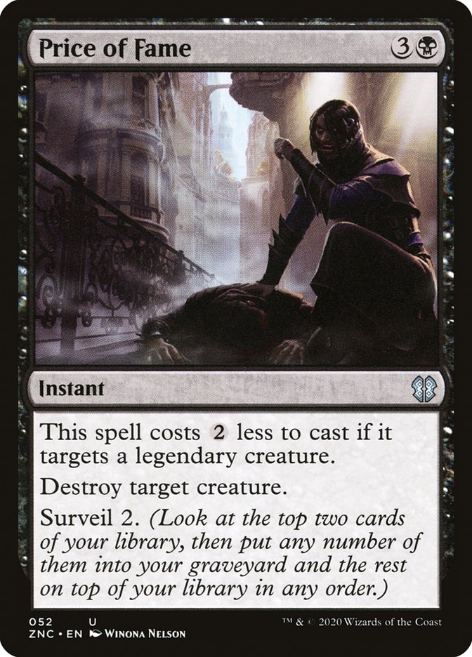 Price of Fame [Zendikar Rising Commander] | Galaxy Games LLC