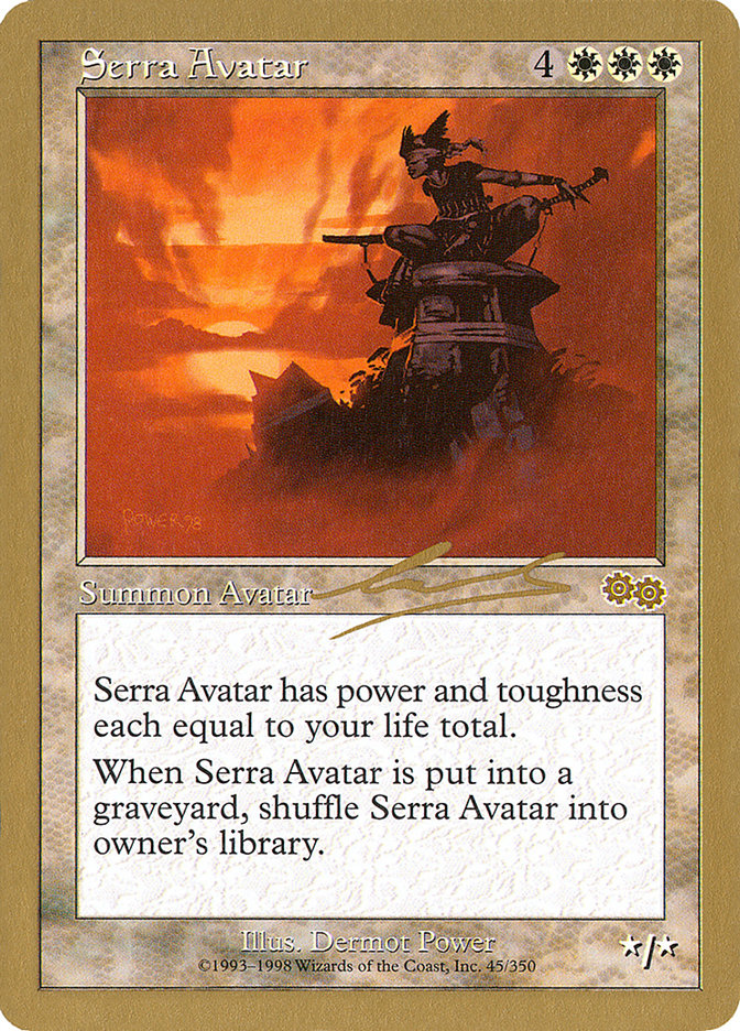 Serra Avatar (Nicolas Labarre) [World Championship Decks 2000] | Galaxy Games LLC