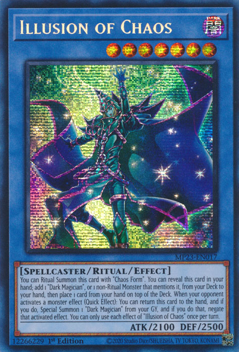 Illusion of Chaos [MP23-EN017] Prismatic Secret Rare | Galaxy Games LLC