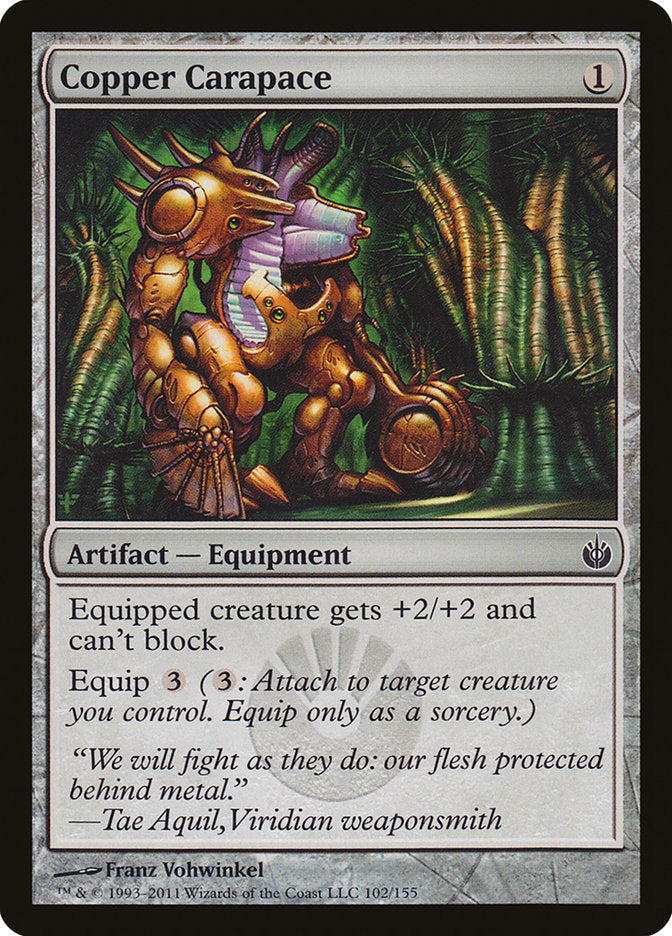 Copper Carapace [Mirrodin Besieged] | Galaxy Games LLC