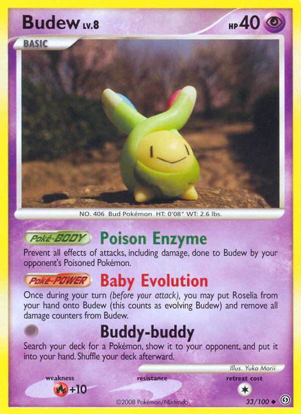 Budew (33/100) [Diamond & Pearl: Stormfront] | Galaxy Games LLC