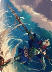 Tazeem Roilmage Art Card [Zendikar Rising Art Series] | Galaxy Games LLC