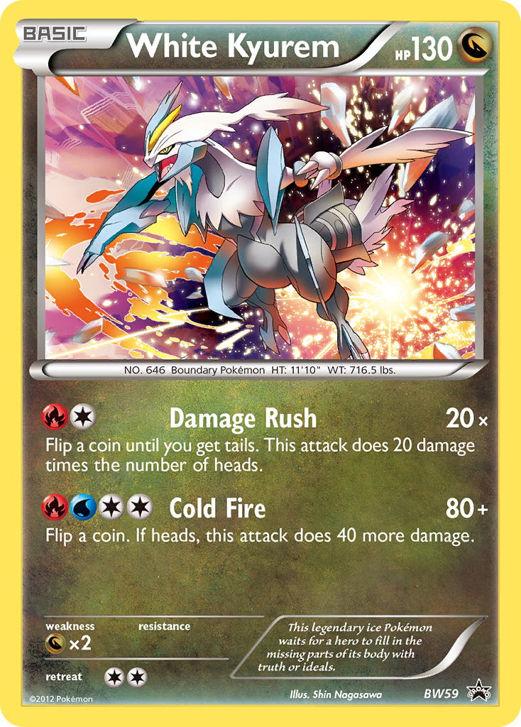 White Kyurem (BW59) [Black & White: Black Star Promos] | Galaxy Games LLC