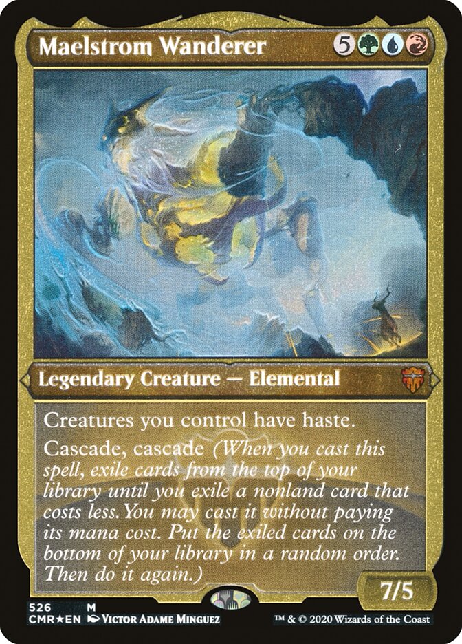 Maelstrom Wanderer (Etched) [Commander Legends] | Galaxy Games LLC