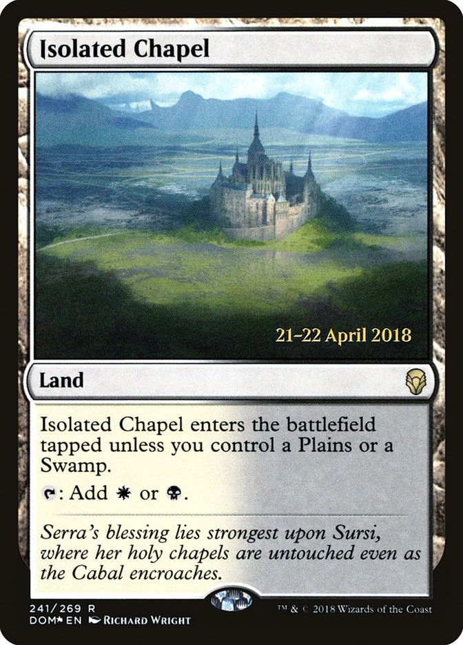 Isolated Chapel [Dominaria Prerelease Promos] | Galaxy Games LLC