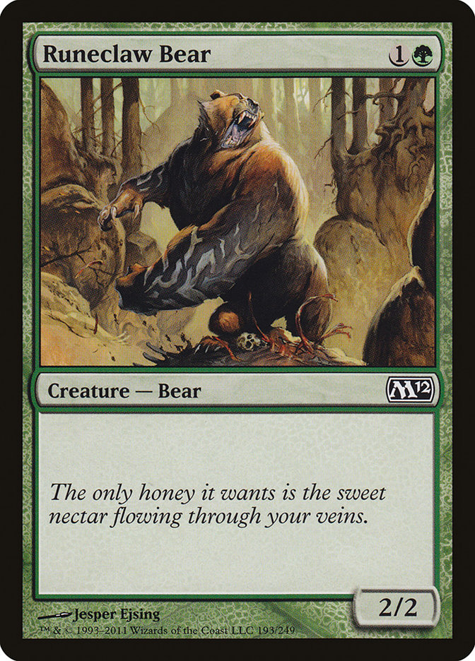 Runeclaw Bear [Magic 2012] | Galaxy Games LLC