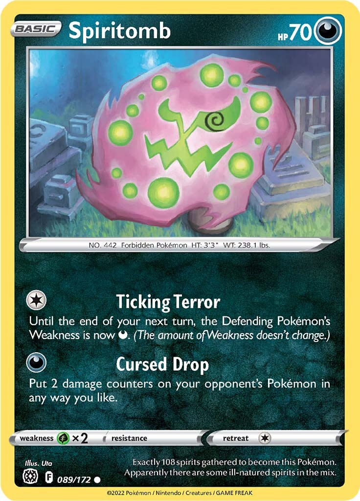 Spiritomb (089/172) [Sword & Shield: Brilliant Stars] | Galaxy Games LLC