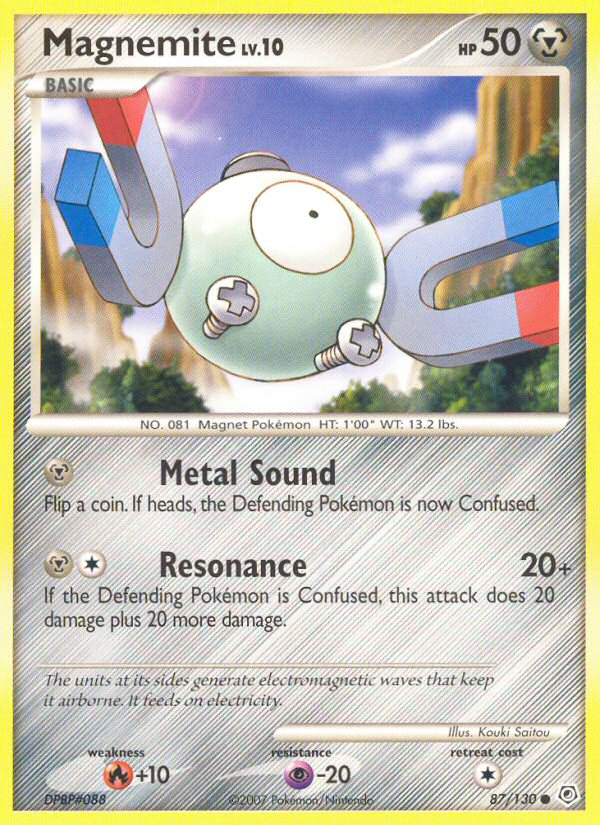 Magnemite (87/130) [Diamond & Pearl: Base Set] | Galaxy Games LLC