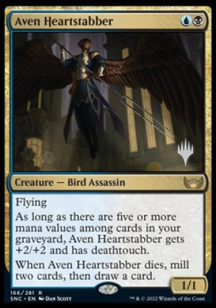 Aven Heartstabber (Promo Pack) [Streets of New Capenna Promos] | Galaxy Games LLC