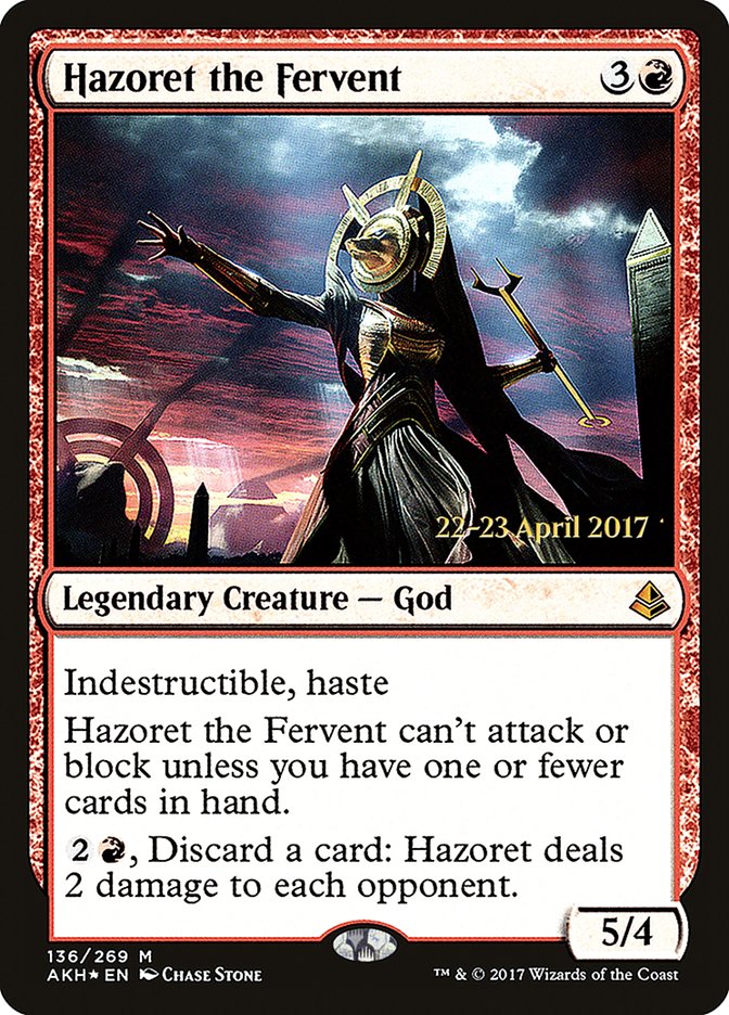 Hazoret the Fervent [Amonkhet Prerelease Promos] | Galaxy Games LLC