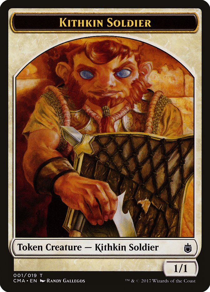 Kithkin Soldier Token [Commander Anthology Tokens] | Galaxy Games LLC