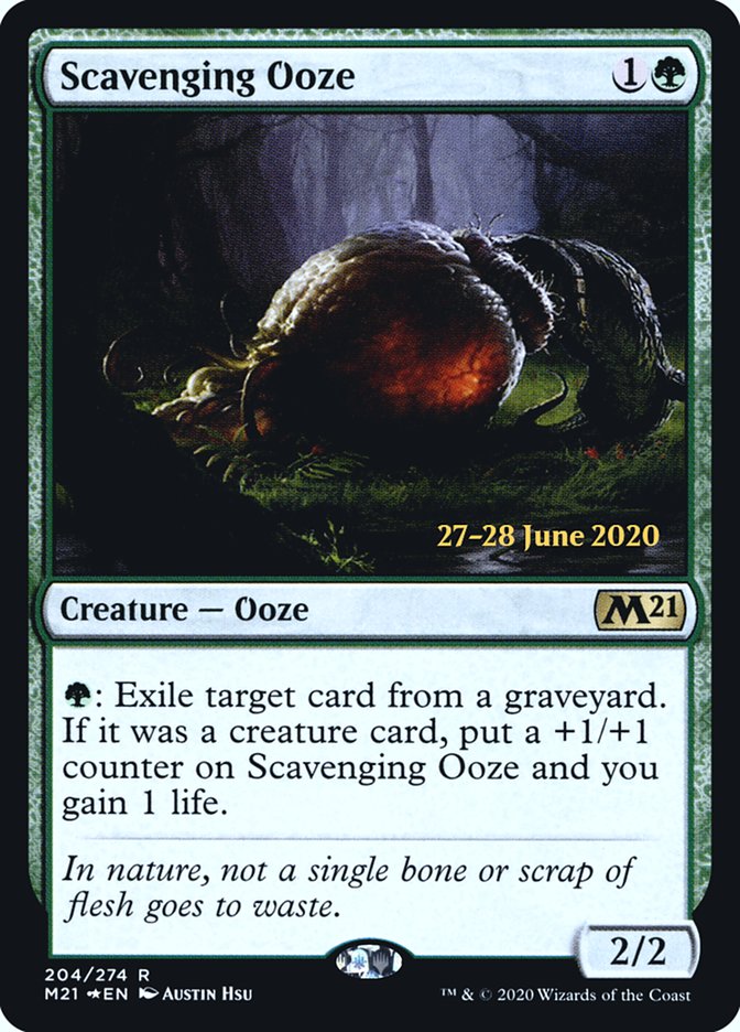 Scavenging Ooze [Core Set 2021 Prerelease Promos] | Galaxy Games LLC