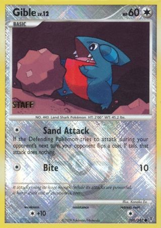 Gible (106/147) (Championship Promo Staff) [Platinum: Supreme Victors] | Galaxy Games LLC