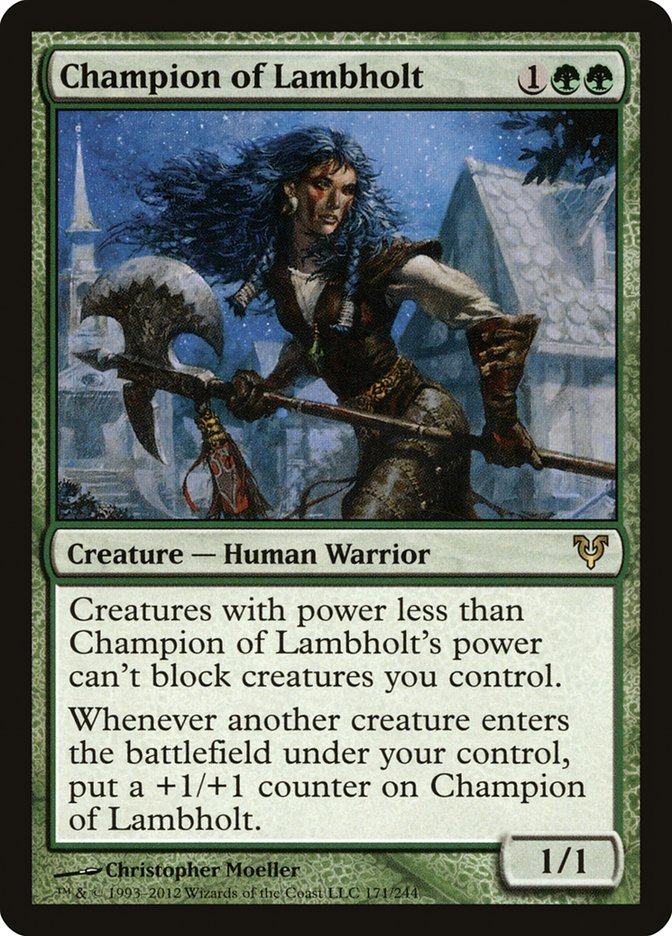 Champion of Lambholt [Avacyn Restored] | Galaxy Games LLC