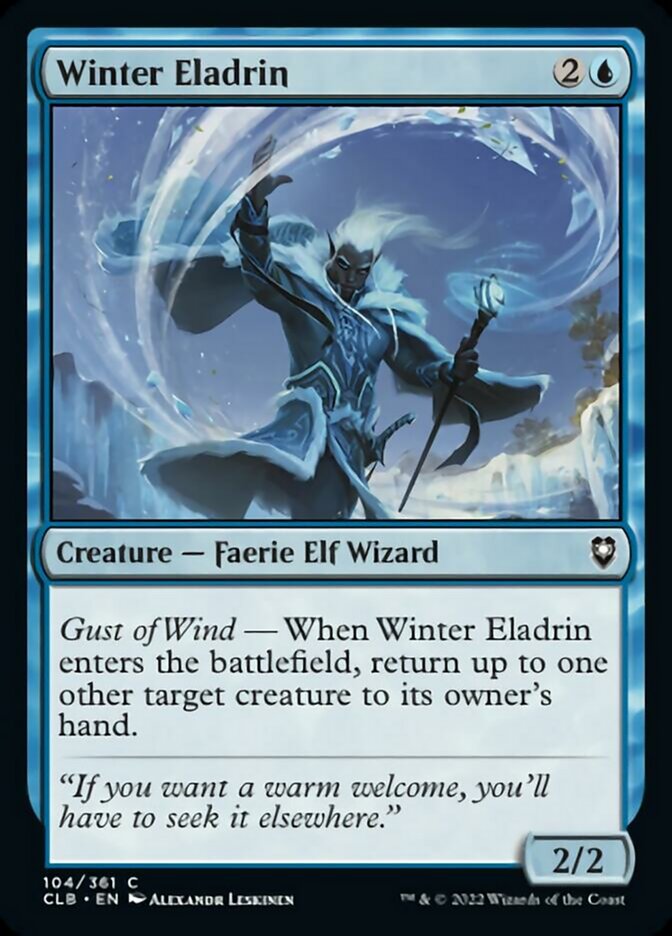 Winter Eladrin [Commander Legends: Battle for Baldur's Gate] | Galaxy Games LLC