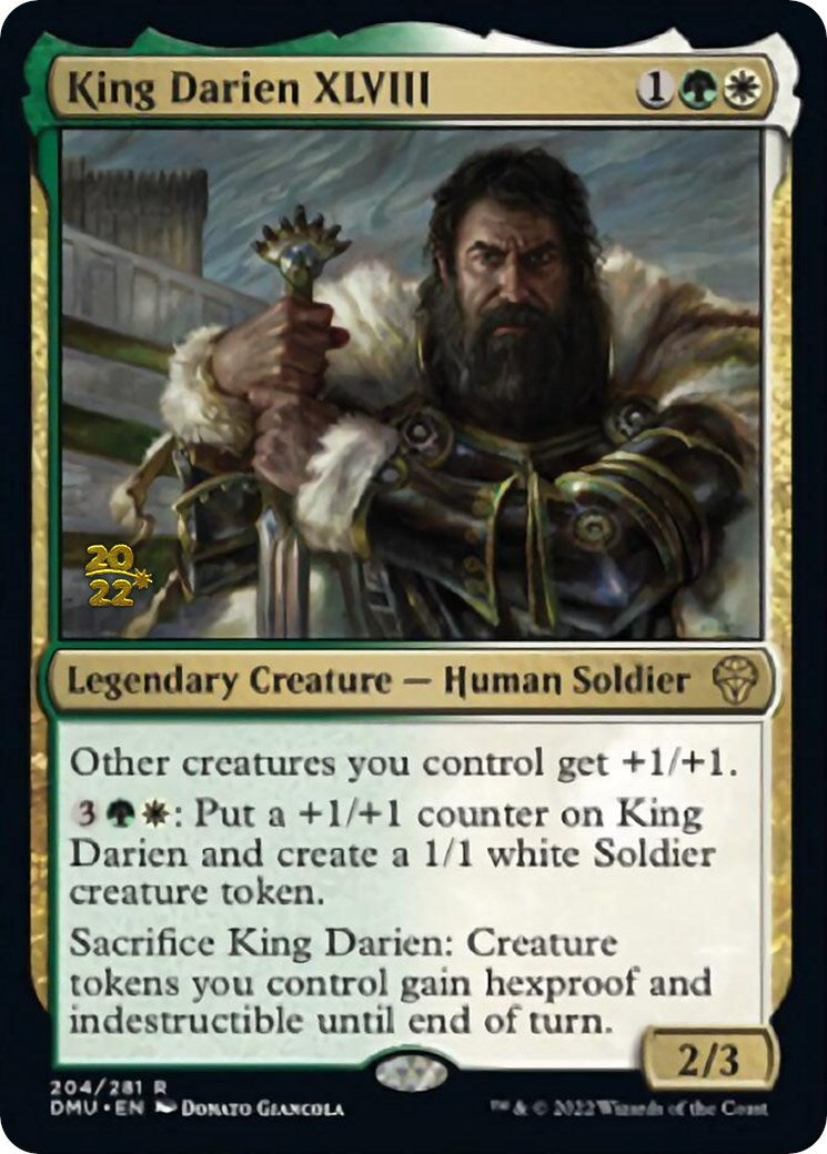 King Darien XLVIII [Dominaria United Prerelease Promos] | Galaxy Games LLC