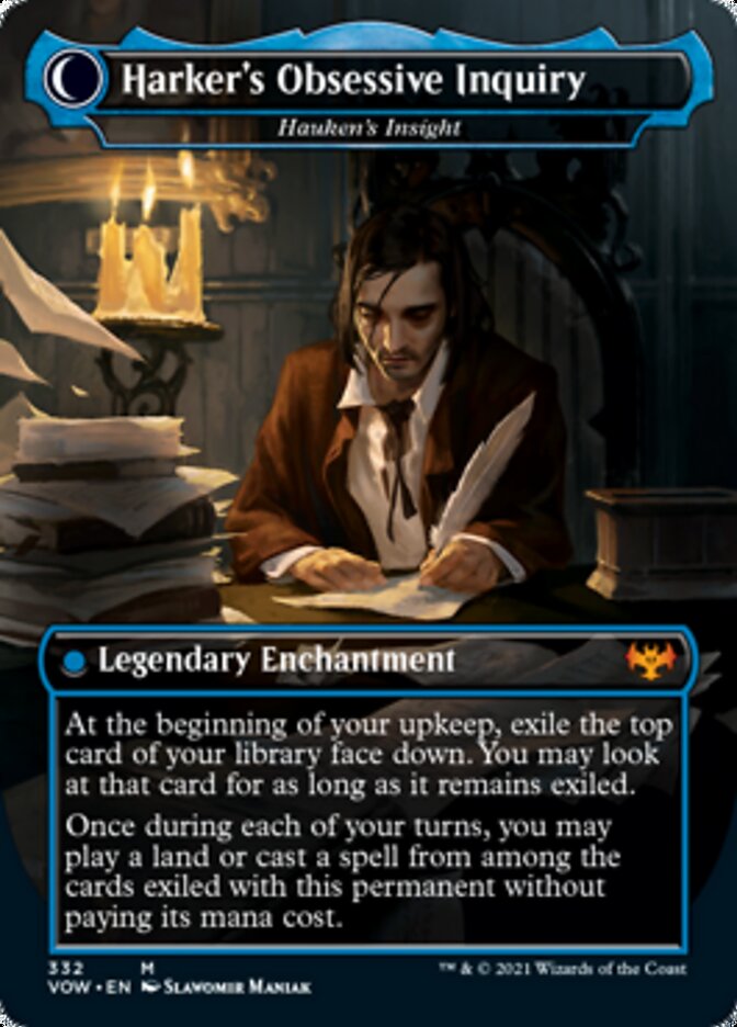 Jacob Hauken, Inspector // Hauken's Insight - Jonathan Harker // Harker's Obsessive Inquiry [Innistrad: Crimson Vow] | Galaxy Games LLC