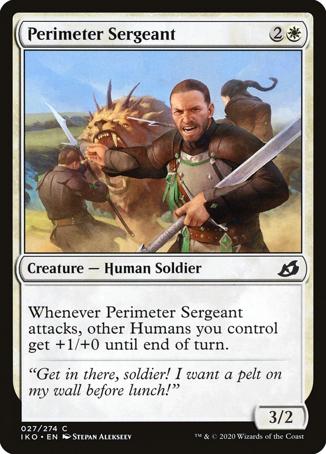 Perimeter Sergeant [Ikoria: Lair of Behemoths] | Galaxy Games LLC