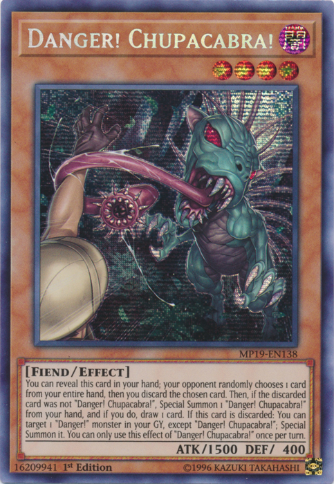 Danger! Chupacabra! [MP19-EN138] Prismatic Secret Rare | Galaxy Games LLC