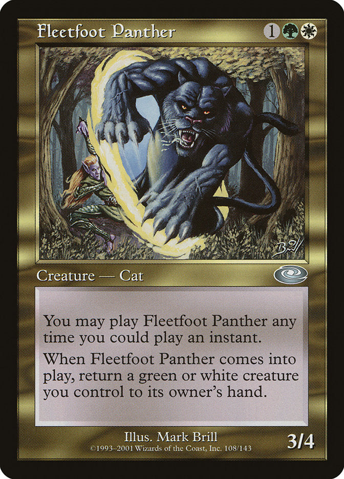 Fleetfoot Panther [Planeshift] | Galaxy Games LLC