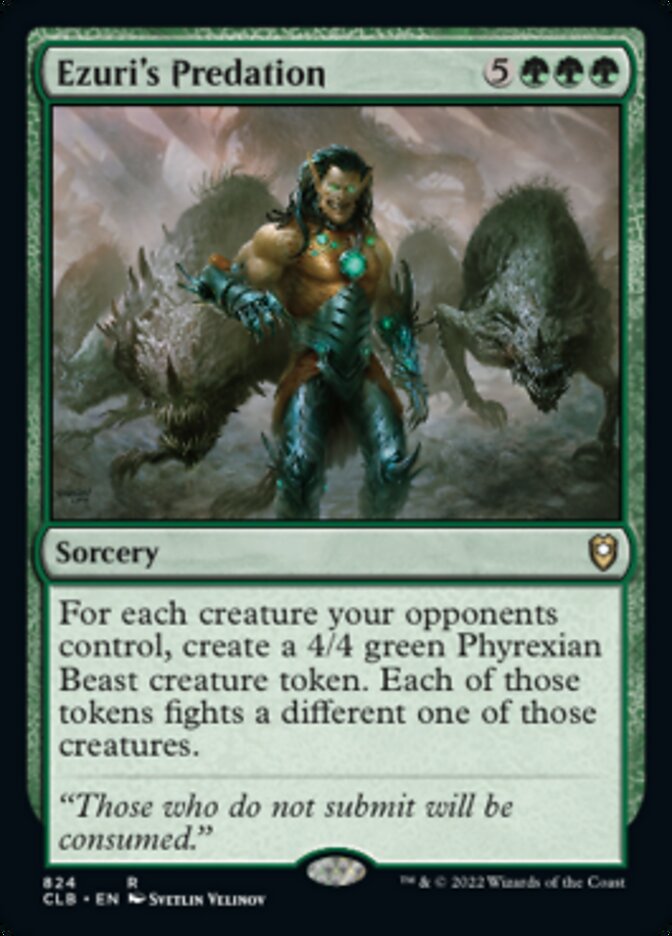Ezuri's Predation [Commander Legends: Battle for Baldur's Gate] | Galaxy Games LLC
