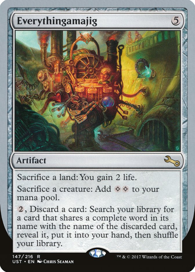 Everythingamajig ("Sacrifice a Land") [Unstable] | Galaxy Games LLC