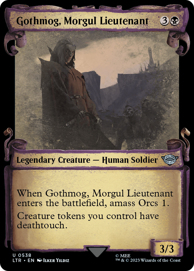 Gothmog, Morgul Lieutenant [The Lord of the Rings: Tales of Middle-Earth Showcase Scrolls] | Galaxy Games LLC