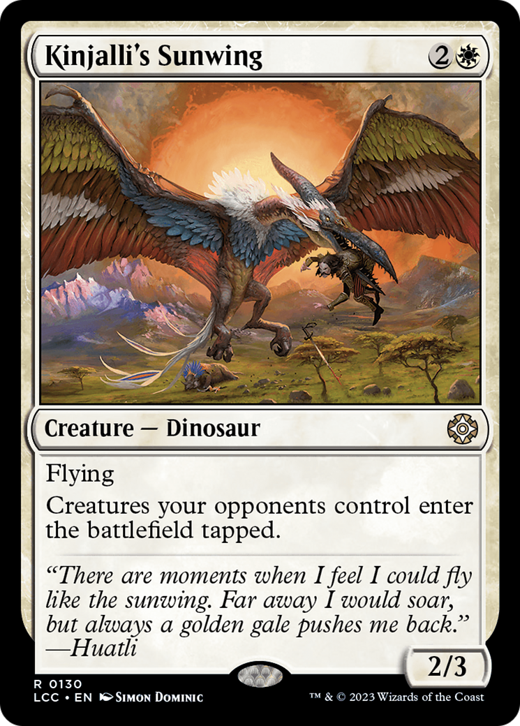 Kinjalli's Sunwing [The Lost Caverns of Ixalan Commander] | Galaxy Games LLC