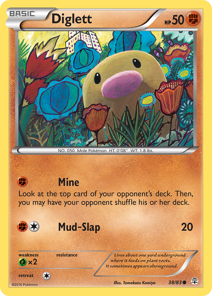 Diglett (38/83) [XY: Generations] | Galaxy Games LLC