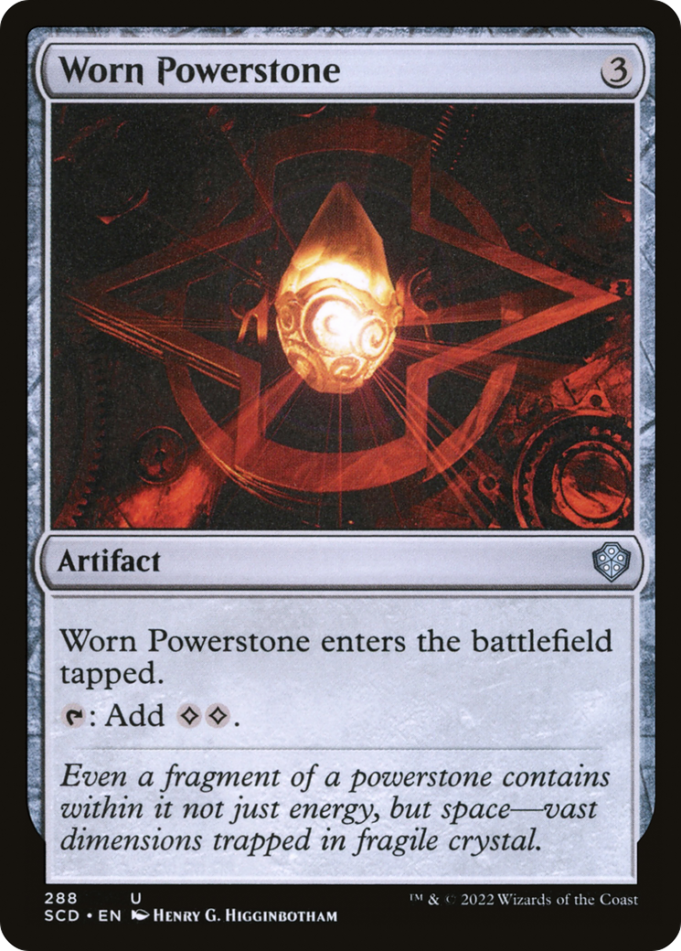 Worn Powerstone [Starter Commander Decks] | Galaxy Games LLC