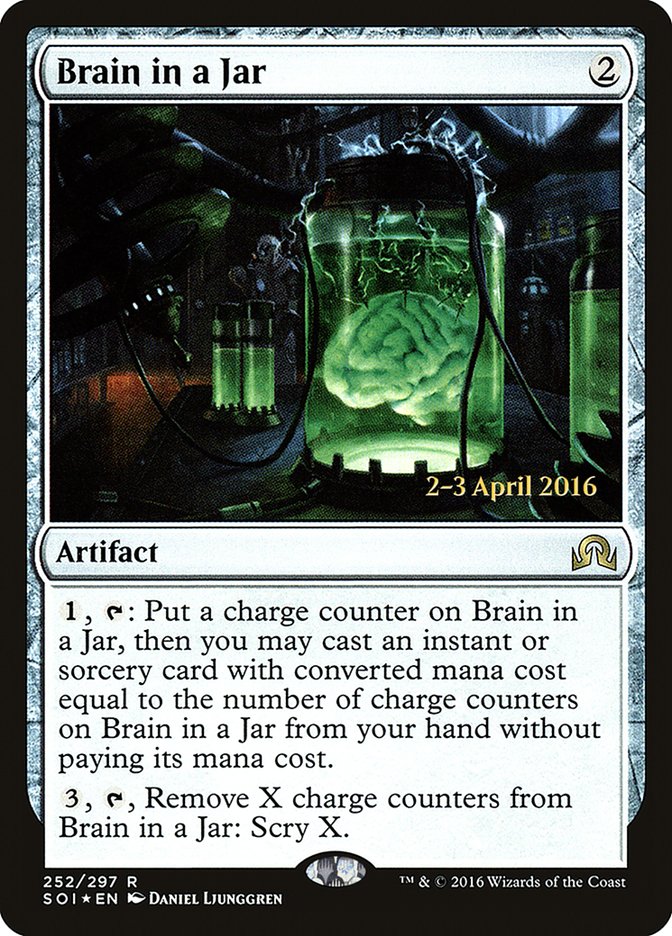 Brain in a Jar [Shadows over Innistrad Prerelease Promos] | Galaxy Games LLC