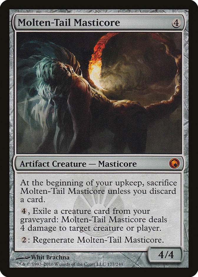 Molten-Tail Masticore [Scars of Mirrodin] | Galaxy Games LLC