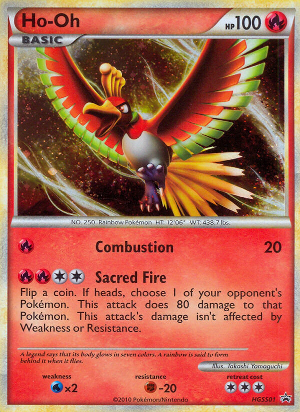 Ho-Oh (HGSS01) [HeartGold & SoulSilver: Black Star Promos] | Galaxy Games LLC