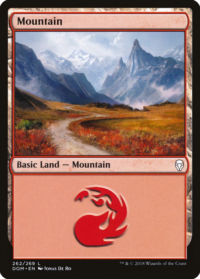 Mountain (262) [Dominaria] | Galaxy Games LLC