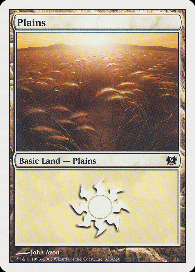 Plains (333) [Ninth Edition] | Galaxy Games LLC