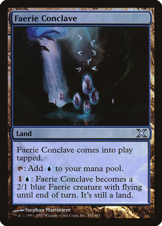 Faerie Conclave (Premium Foil) [Tenth Edition] | Galaxy Games LLC