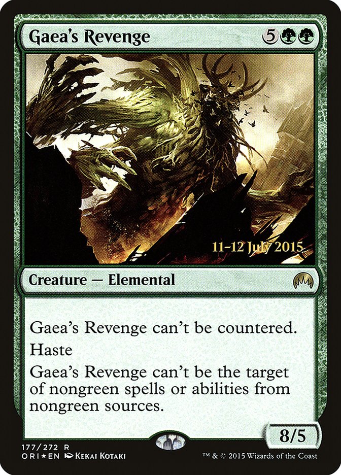 Gaea's Revenge [Magic Origins Prerelease Promos] | Galaxy Games LLC