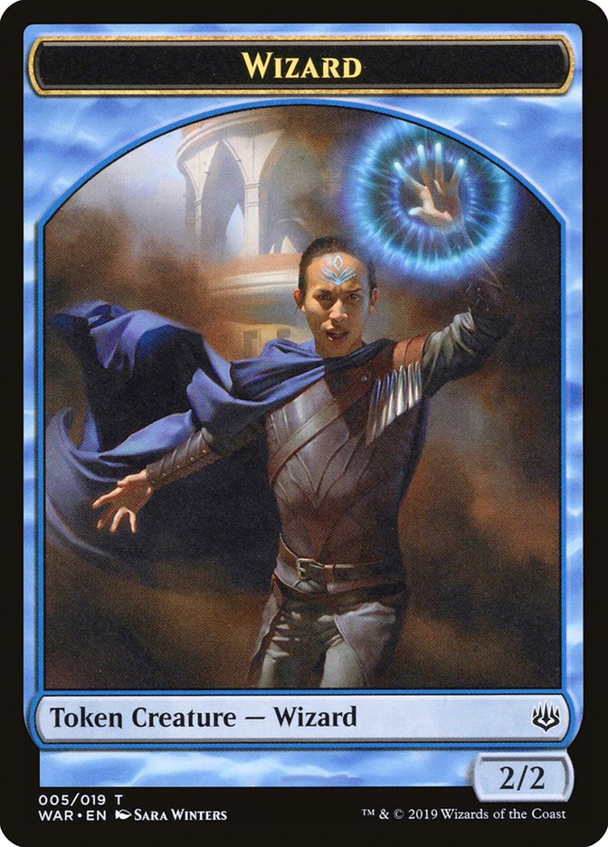 Wizard Token [War of the Spark Tokens] | Galaxy Games LLC