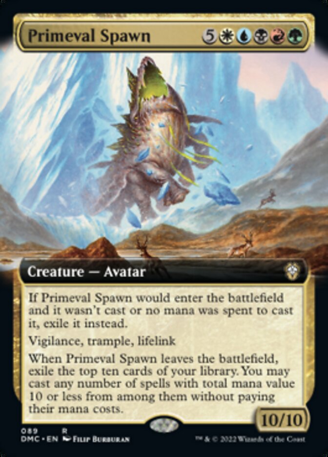 Primeval Spawn (Extended Art) [Dominaria United Commander] | Galaxy Games LLC