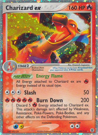 Charizard ex (105/112) [EX: FireRed & LeafGreen] | Galaxy Games LLC