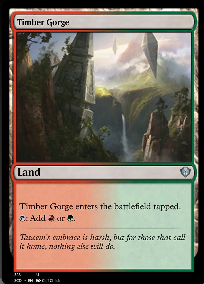 Timber Gorge [Starter Commander Decks] | Galaxy Games LLC