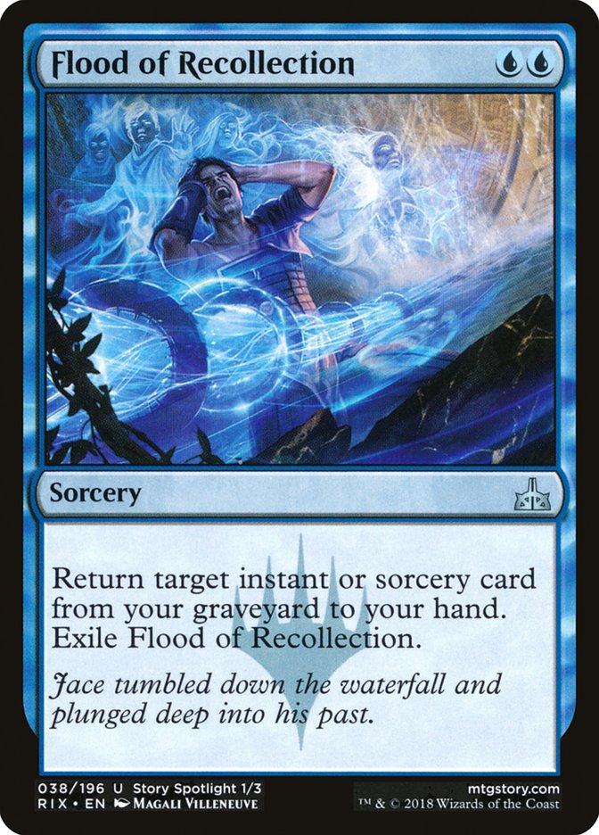 Flood of Recollection [Rivals of Ixalan] | Galaxy Games LLC