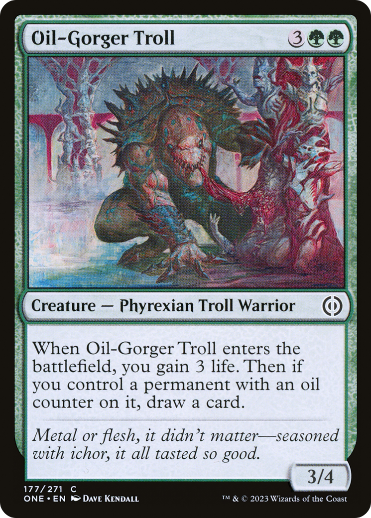 Oil-Gorger Troll [Phyrexia: All Will Be One] | Galaxy Games LLC