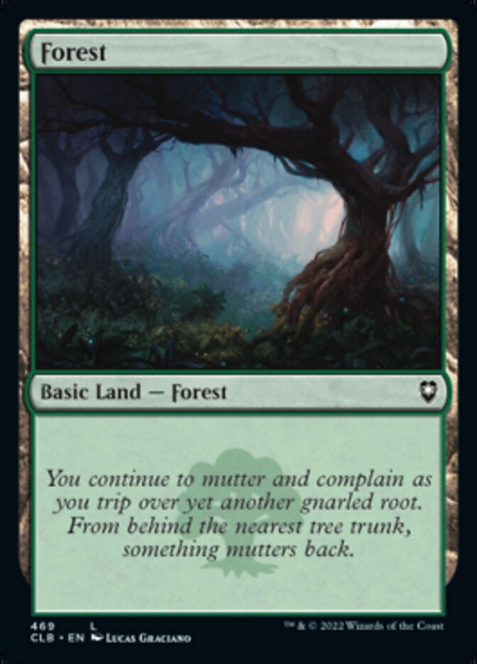 Forest (469) [Commander Legends: Battle for Baldur's Gate] | Galaxy Games LLC