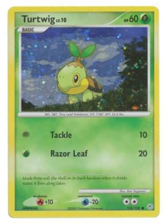 Turtwig (103/130) (Cosmos Holofoil) [Diamond & Pearl: Base Set] | Galaxy Games LLC