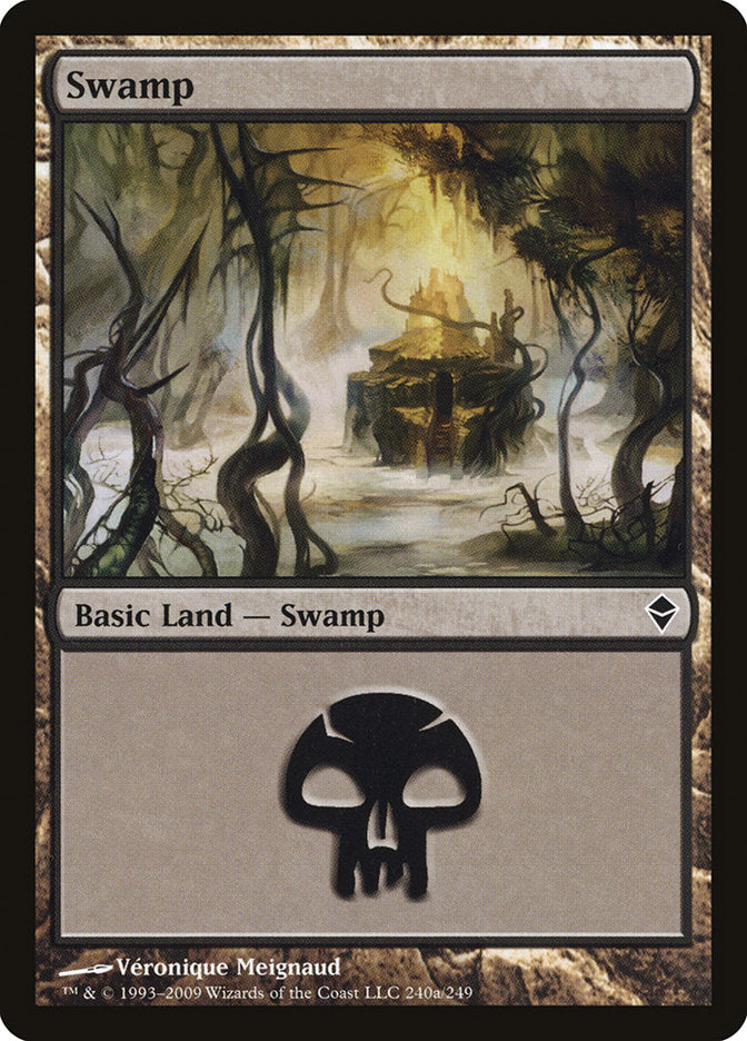 Swamp (240a) [Zendikar] | Galaxy Games LLC