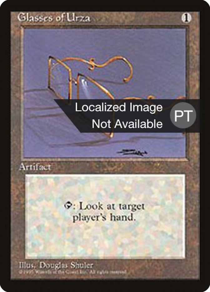 Glasses of Urza [Fourth Edition (Foreign Black Border)] | Galaxy Games LLC
