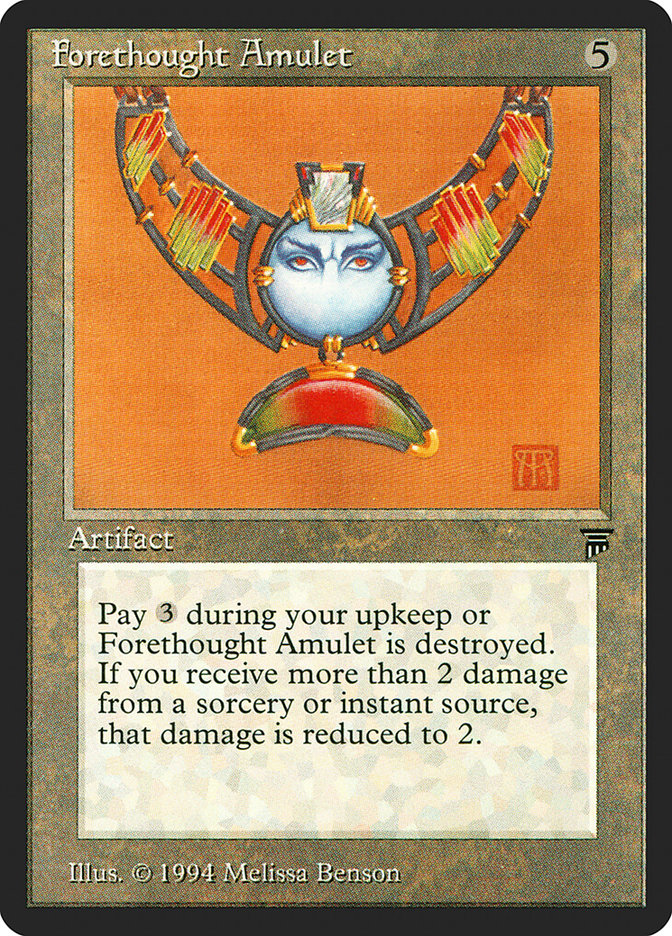 Forethought Amulet [Legends] | Galaxy Games LLC